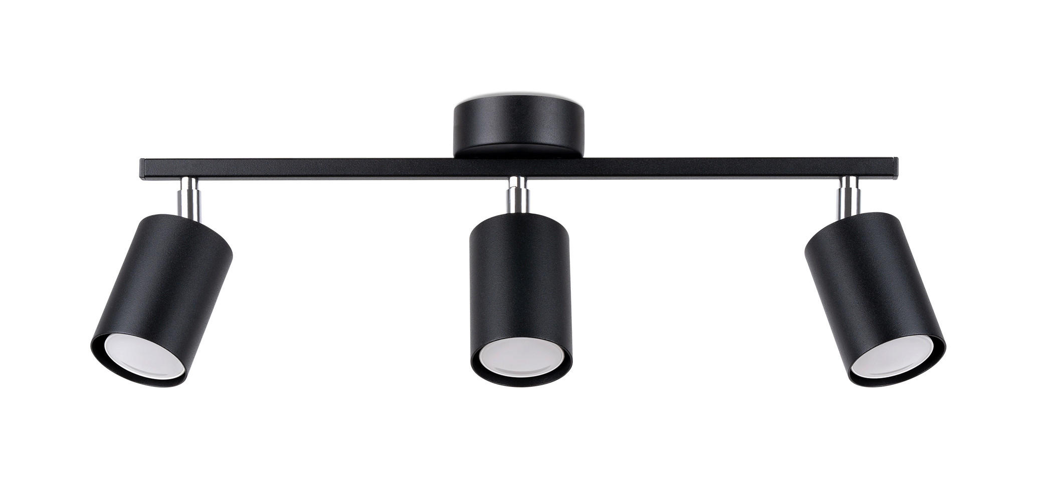 DECKENSTRAHLER LEMMI 46/8/20 cm  - Schwarz, Design, Metall (46/8/20cm)