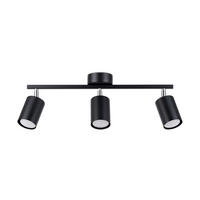 DECKENSTRAHLER LEMMI 46/8/20 cm  - Schwarz, Design, Metall (46/8/20cm)