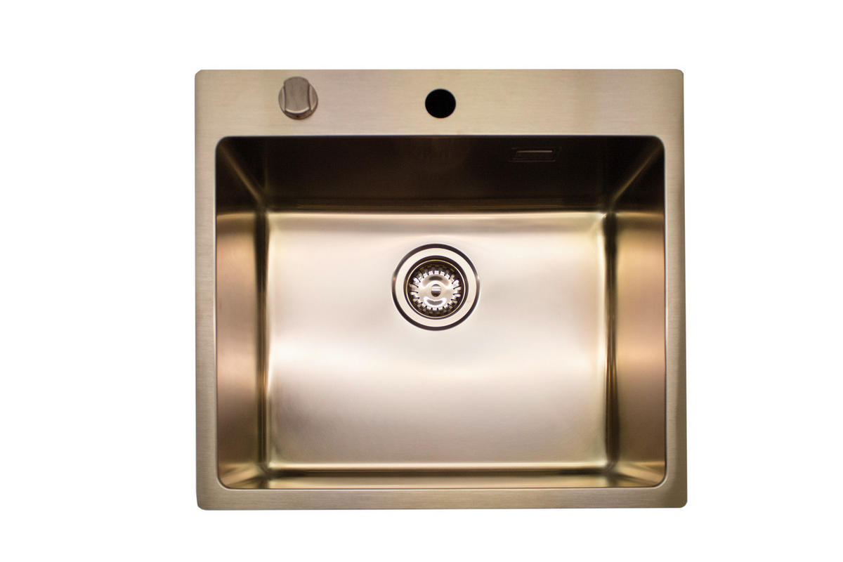 SUDOPERA   55/50/20 cm         - bakarna, Osnovno, metal (55/50/20cm)