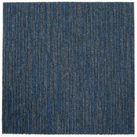 TEPPICHFLIESE 50/50 cm  in Blau, Grau  - Blau/Grau, Basics, Textil (50/50cm)