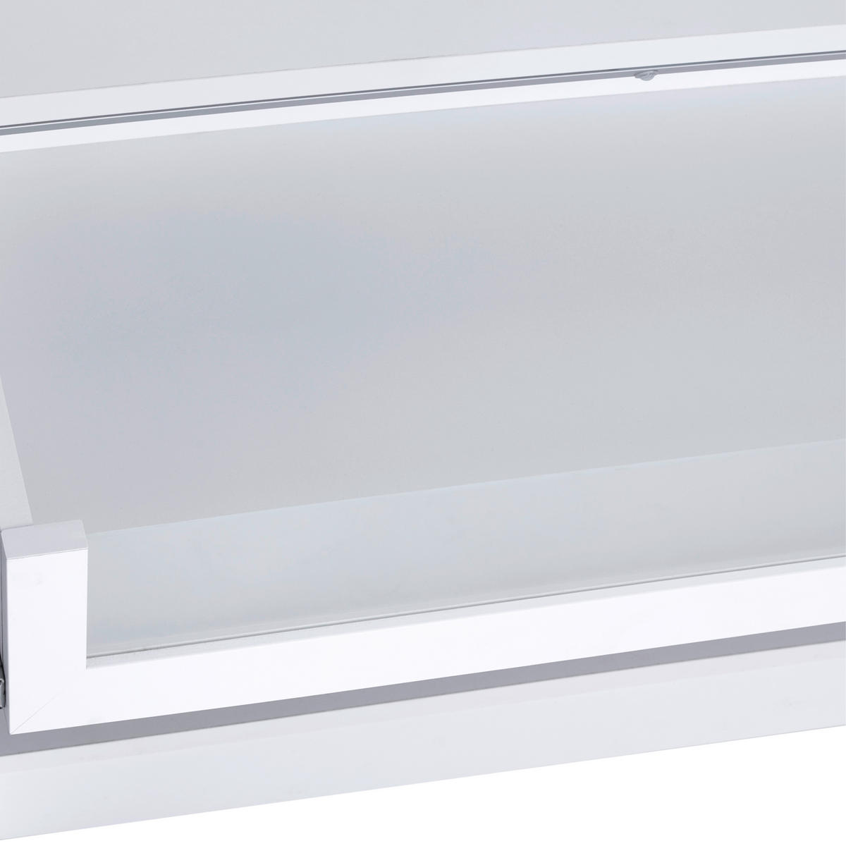 LÅDA 83/12/45 cm   - vit, trämaterial/glas (83/12/45cm) - Best Price