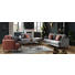 SOFA in Textil Grau - Schwarz/Rosa, MODERN, Textil/Metall (200/72/85/88cm) - Carryhome SOFA in Textil Grau - Schwarz/Rosa, MODERN, Textil/Metall (200/72/85/88cm) - Carryhome