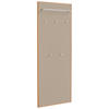 GARDEROBENPANEEL  in 60/170/10 cm  - Sandfarben/Eichefarben, Design, Holz/Holzwerkstoff (60/170/10cm)