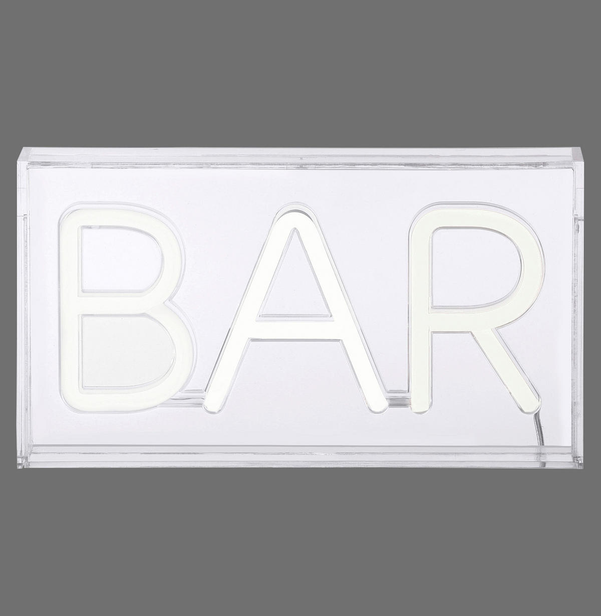 DEKORAČNÍ LED SVÍTIDLO - bílá, Basics, plast (23/4/12,7cm)