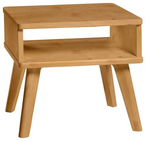 NACHTKÄSTCHEN in massiv Wildeiche Wildeiche  - Wildeiche, Design, Holz (48/38/42cm) - Hasena