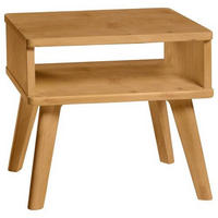 NACHTSCHRANK 48/38/42 cm Wildeiche massiv  - Wildeiche, Design, Holz (48/38/42cm) - Hasena