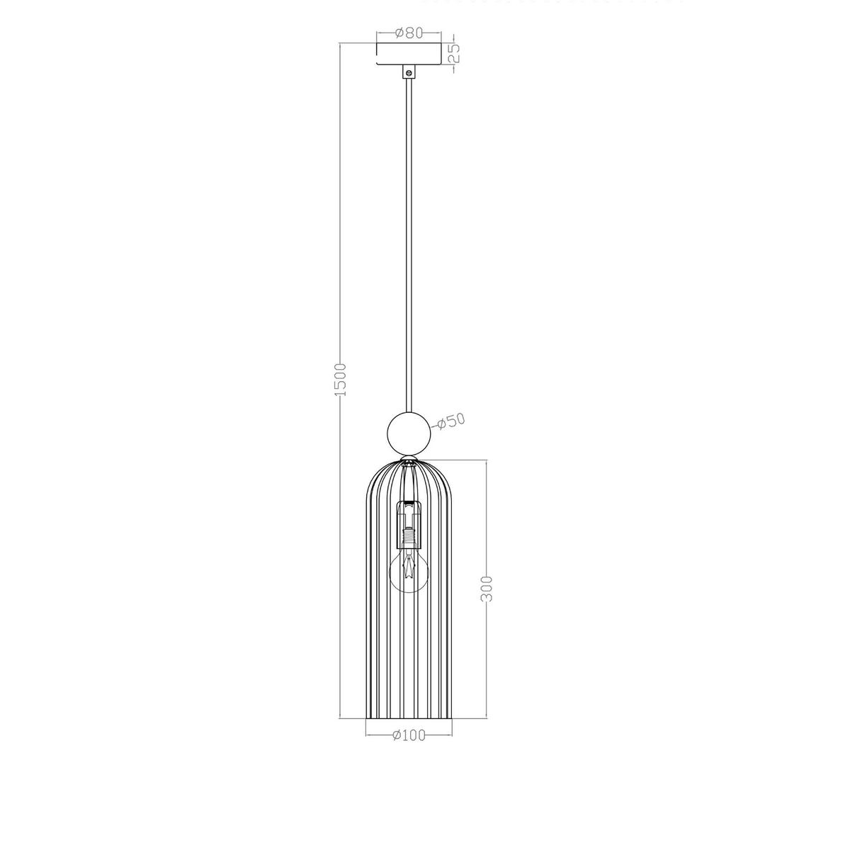 HÄNGELEUCHTE 10/150 cm    - Bernsteinfarben, Konventionell, Glas (10/150cm)