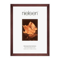 BILDERRAHMEN - Dunkelbraun, Basics, Holz (50/60cm) - Nielsen