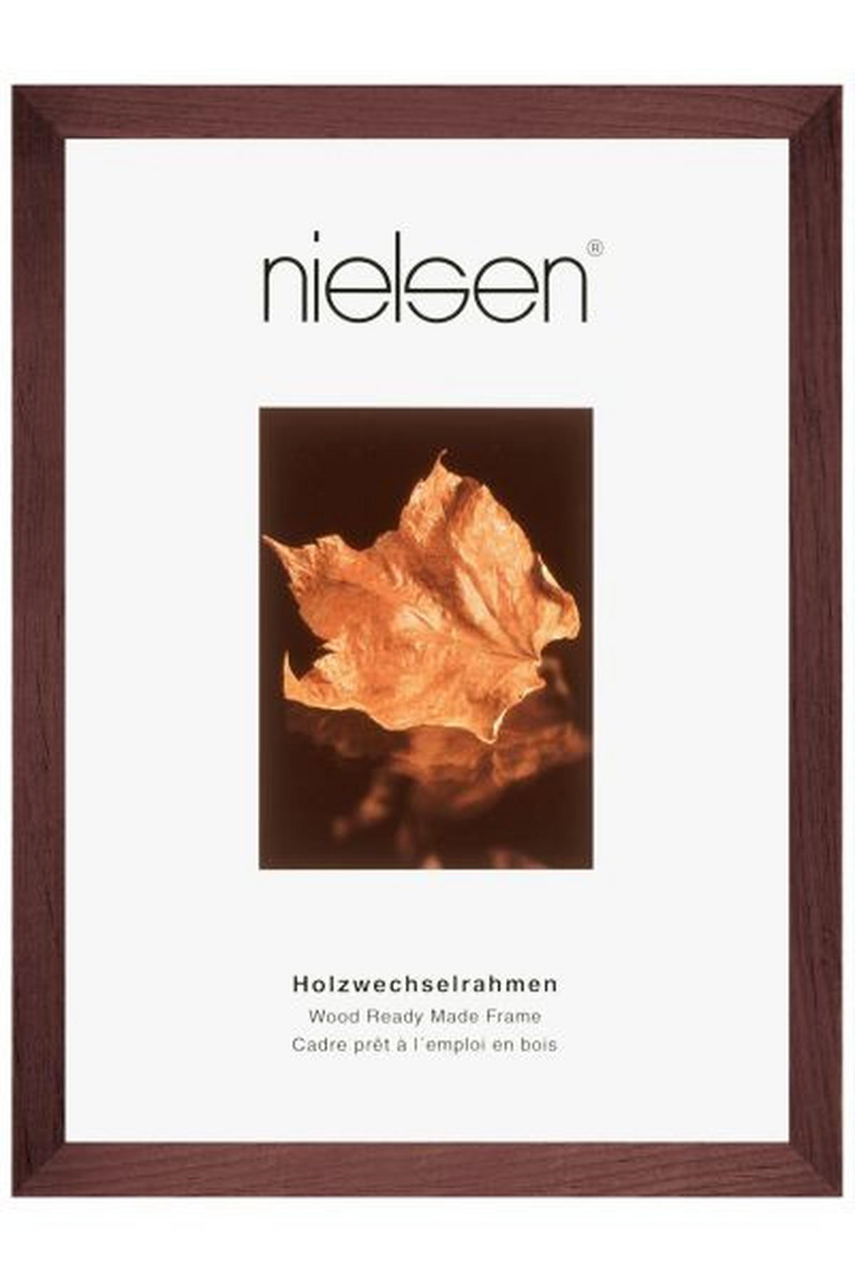 BILDERRAHMEN - Dunkelbraun, Basics, Holz (50/60cm) - Nielsen