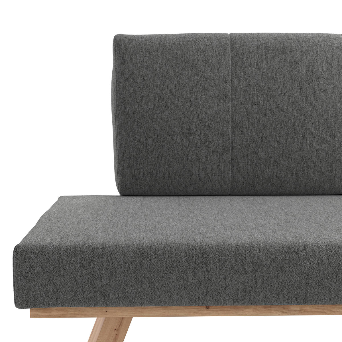 ECKBANK 185/150 cm Webstoff Anthrazit   - Eichefarben/Anthrazit, KONVENTIONELL, Textil (185/150cm)