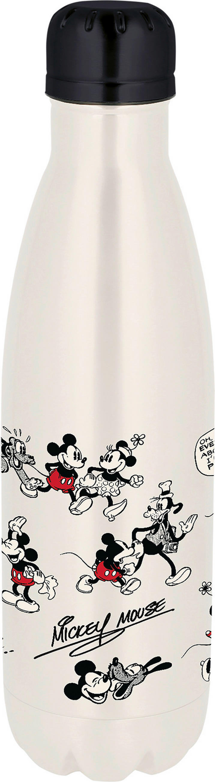 TRINKFLASCHE 0,700 L  - Weiß, Basics, Kunststoff/Metall (7/7/26,5cm) - Disney