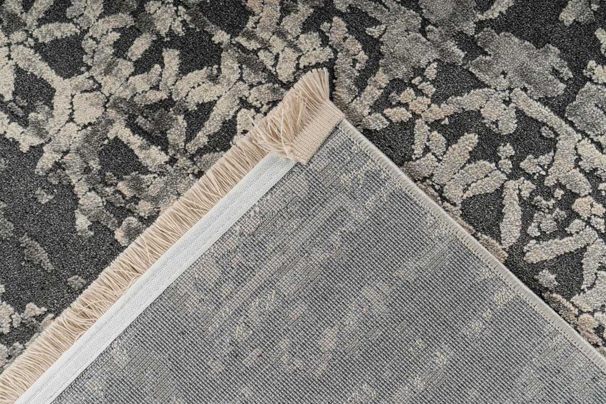 VINTAGE KOBEREC, 160/230 cm, šedá - šedá, Konvenční, textil/přírodní materiály (160/230cm)