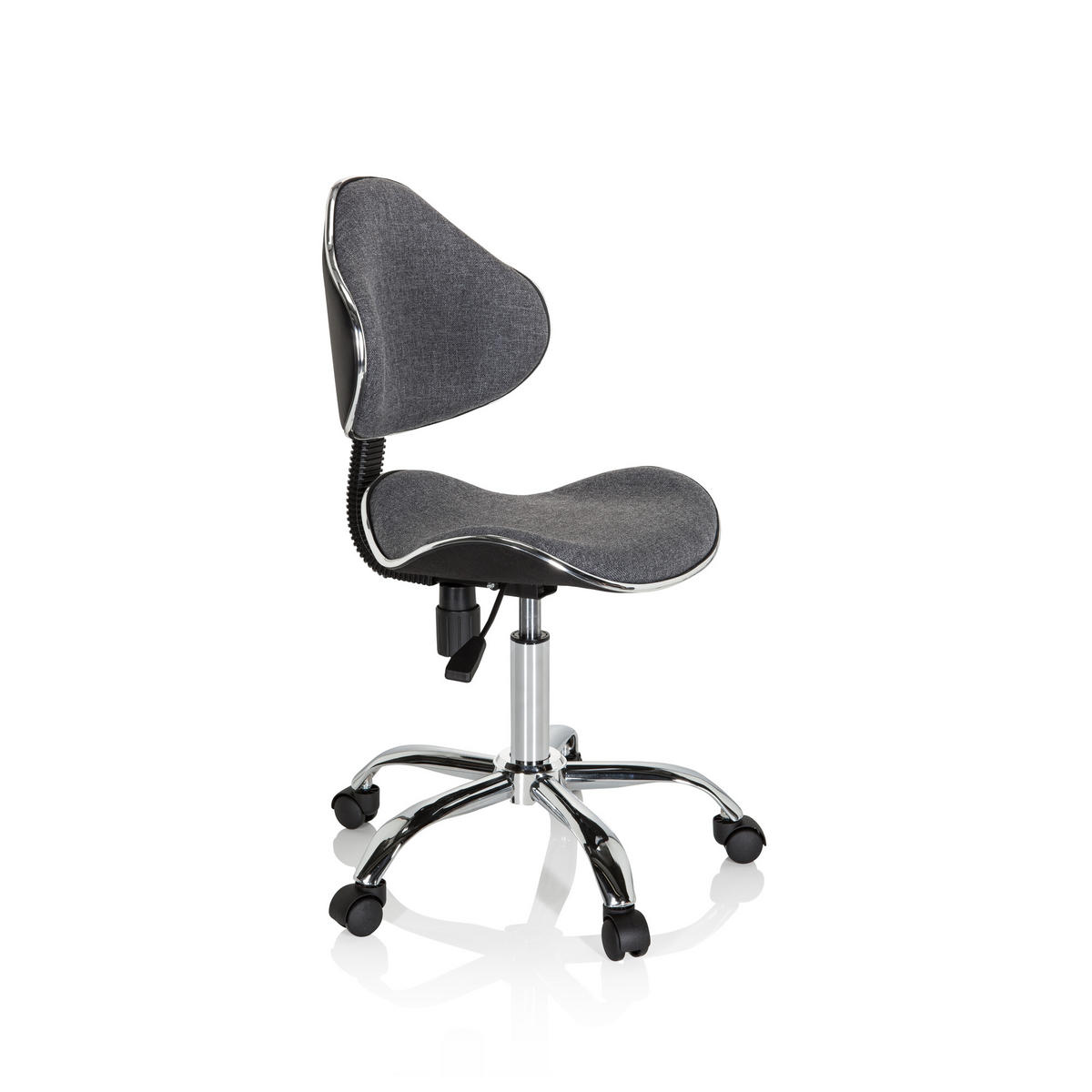 JUGENDDREHSTUHL Grau  - Grau, Basics, Kunststoff (47/87-98/49cm)