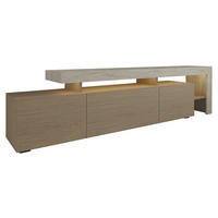 TV-ELEMENT 192/53/37 cm  - Eichefarben/Beige, MODERN, Holzwerkstoff (192/53/37cm)