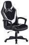 GAMINGSTUHL - Schwarz/Weiß, Design, Kunststoff/Textil (64,5/112-122/69cm) - Carryhome
