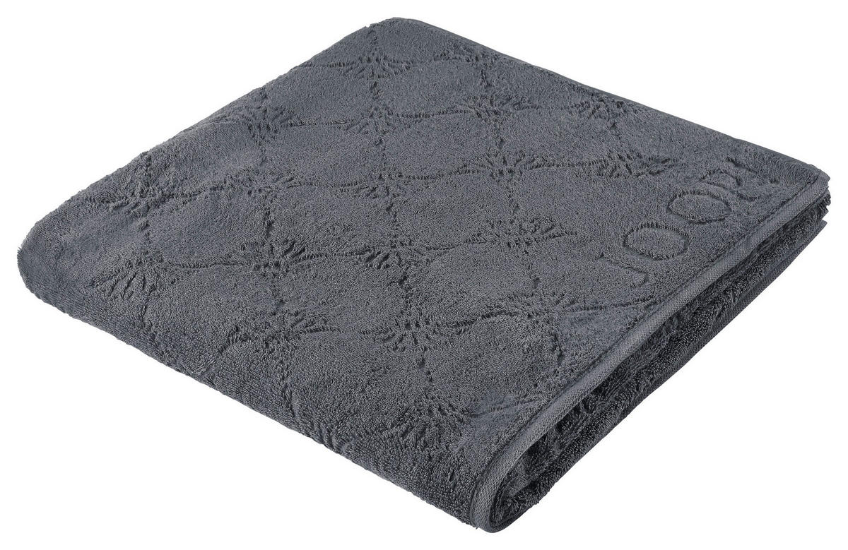 TÖRÖLKÖZŐ 80/150 cm antracit  - antracit, Design, textil (80/150cm) - Joop!