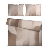 BETTWÄSCHE 3-teilig Satin 200/200 cm  - Taupe, Design, Textil (200/200cm) - Dieter Knoll