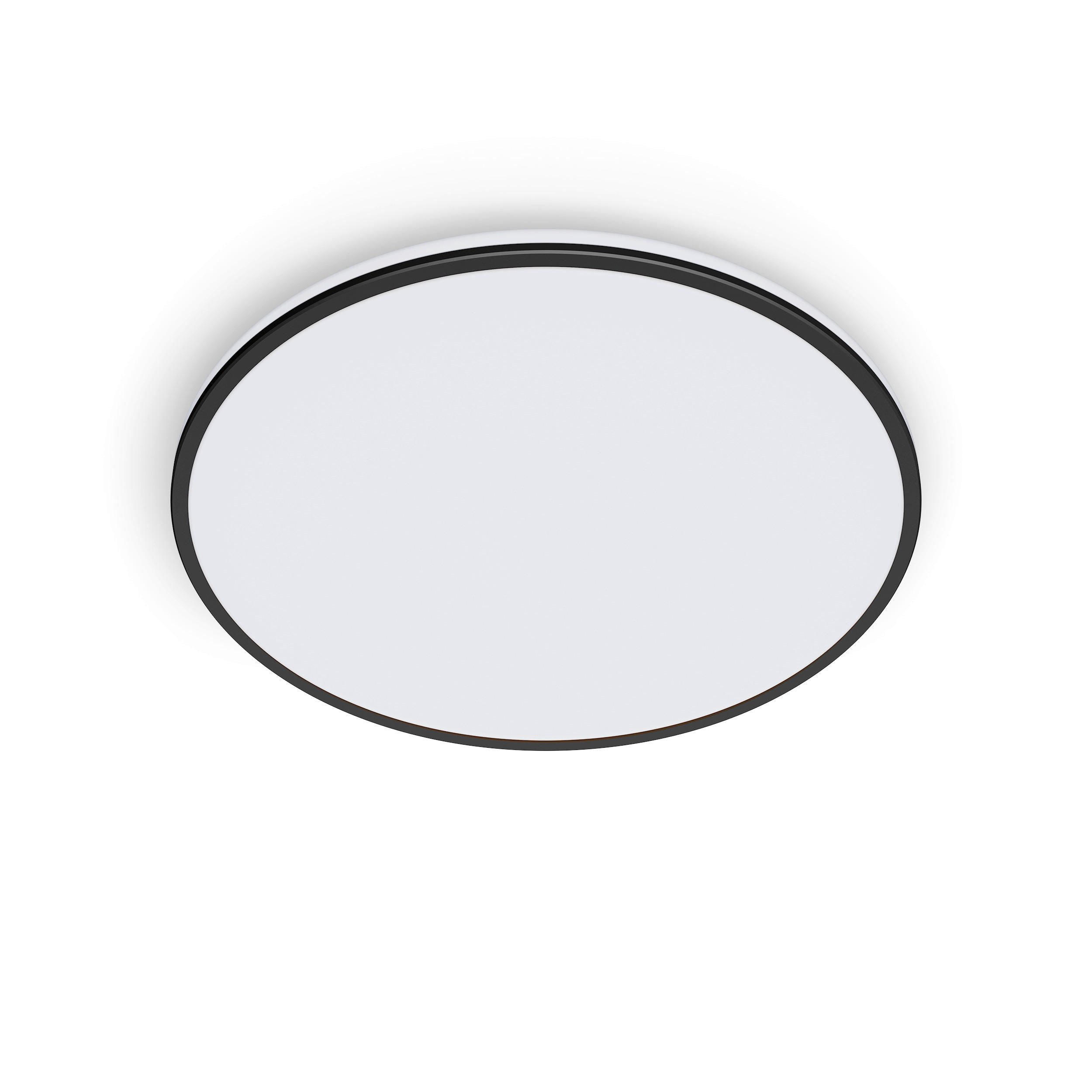 LED-DECKENLEUCHTE Ozziet 4,5/40/4,5 cm   - Schwarz, Basics, Metall (4,5/40/4,5cm)