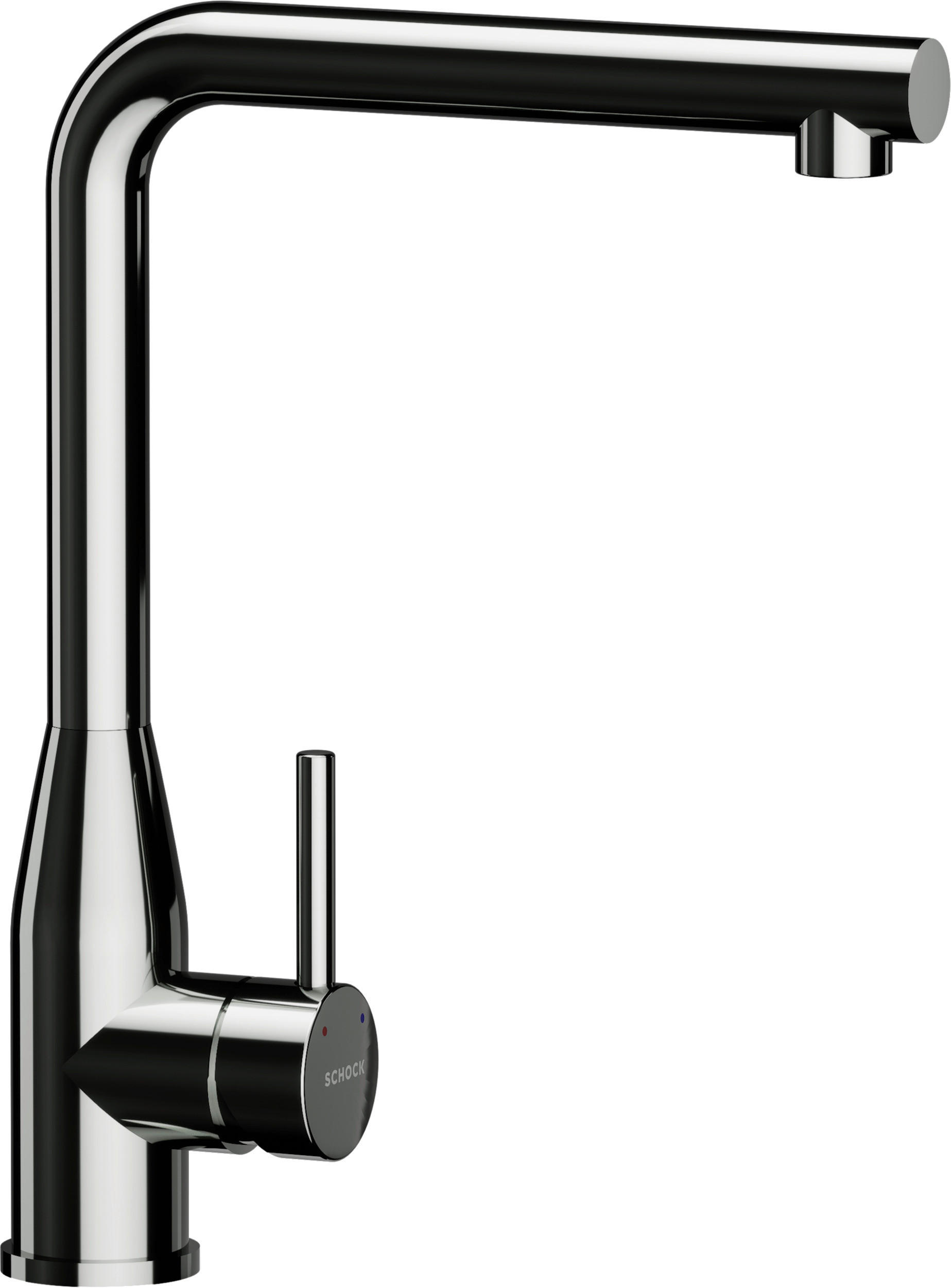 KÜCHENARMATUR Keto / 518000GUM  - Schwarz Hochglanz, Basics, Metall (5/32,5/20,5cm) - Schock