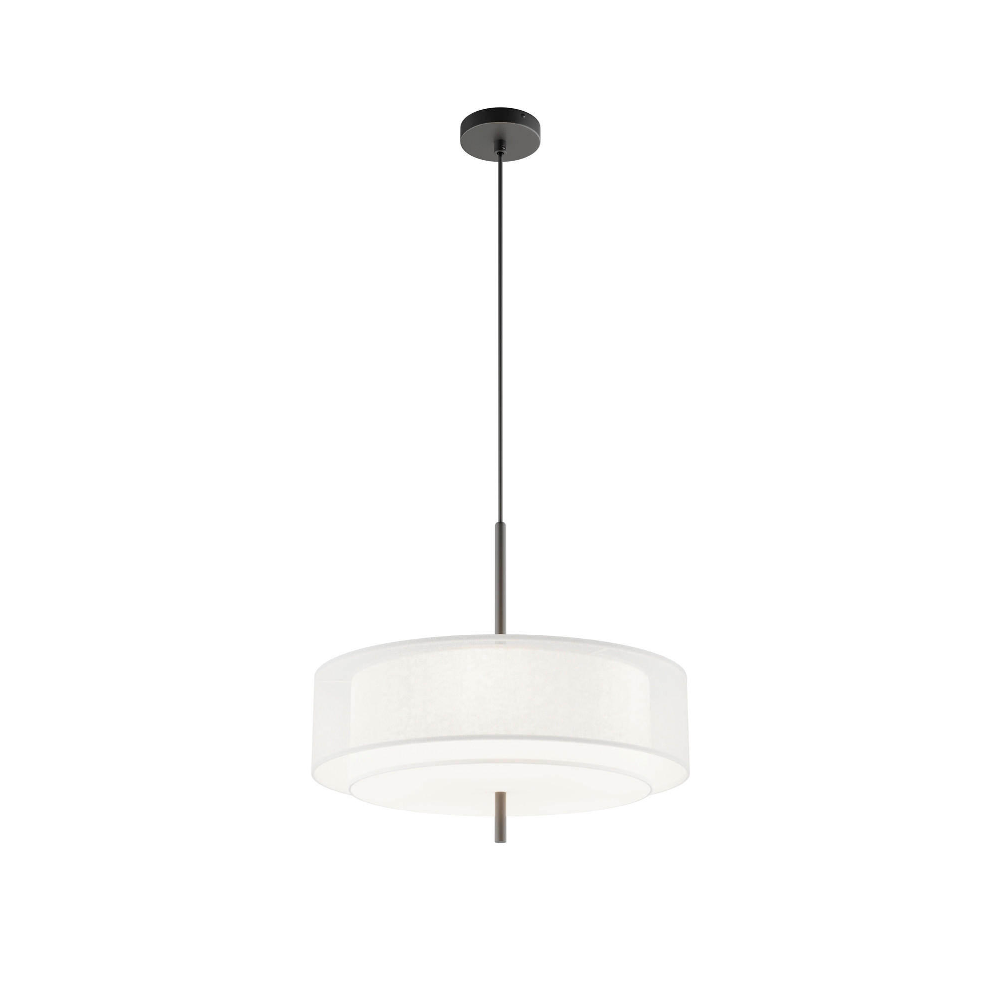 PENDELLAMPA Bergamo 50/346 cm  - svart, Design, metall (50/346cm) - MAYTONI