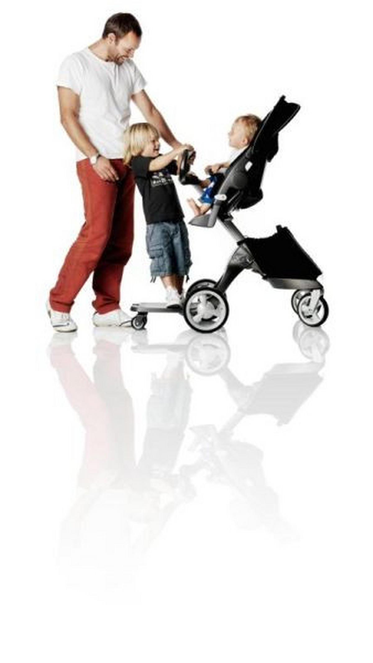 PRIKLOPNIK ZA DRUGEGA OTROKA - črna, Trend, umetna masa - Stokke