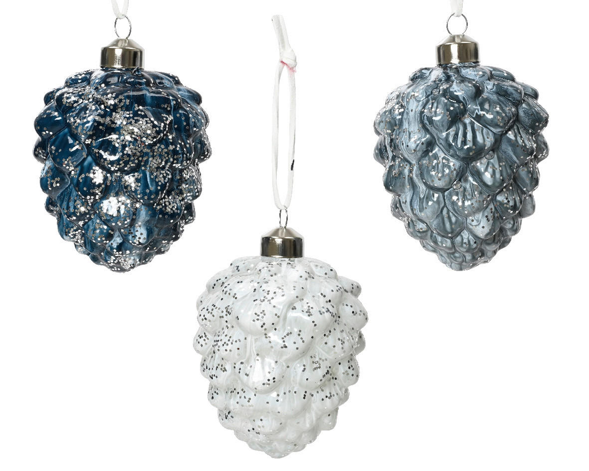 ORNAMENTE BRAD DE CRĂCIUN - Basics (8,00/8,00/10,00cm)