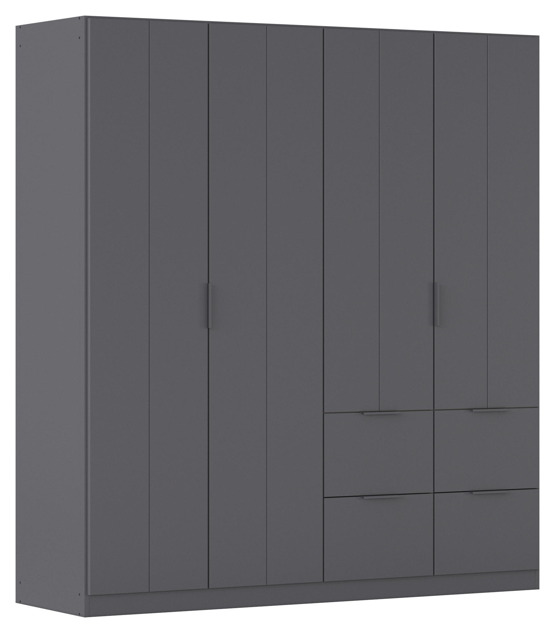 Rauch Möbel ŠATNÍ SKŘÍŇ S OTOČNÝMI DVEŘMI, šedá, 181/197/56 cm
