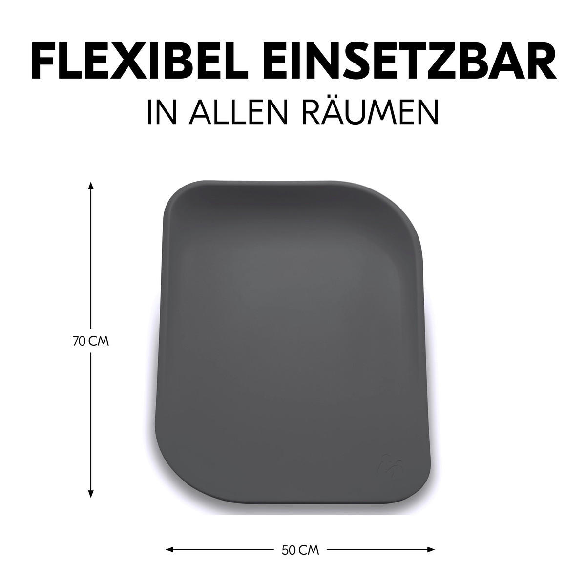 WICKELAUFLAGE   - Grau, Basics (50/10/70cm) - Hauck