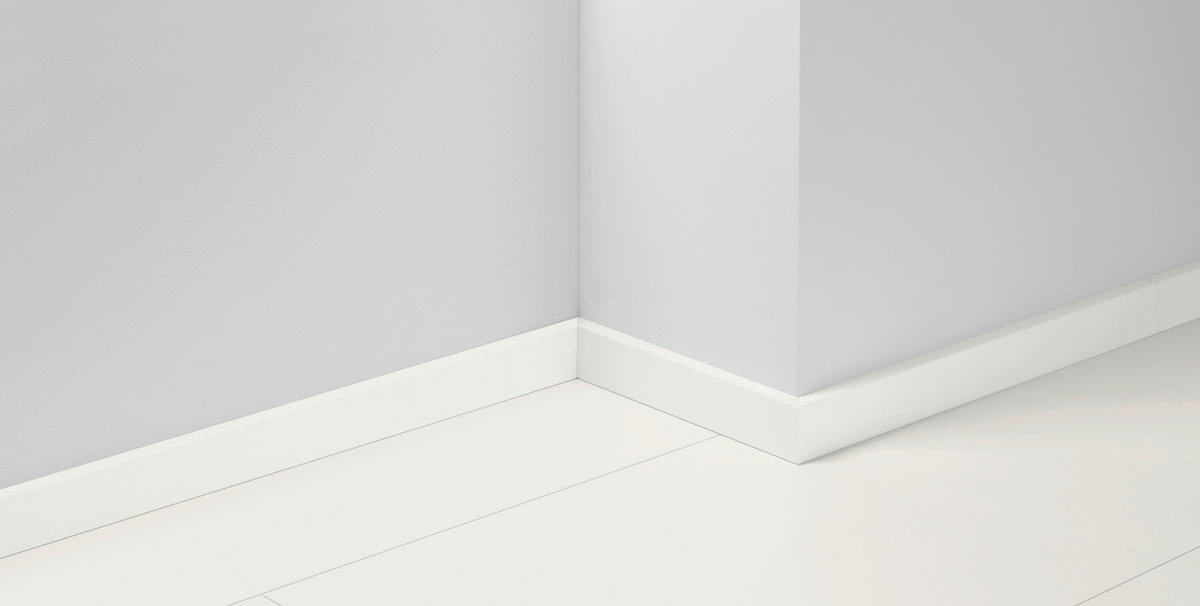 SOCKELLEISTE - Weiß, Basics, Holz (220/1,6/5,0cm) - Parador