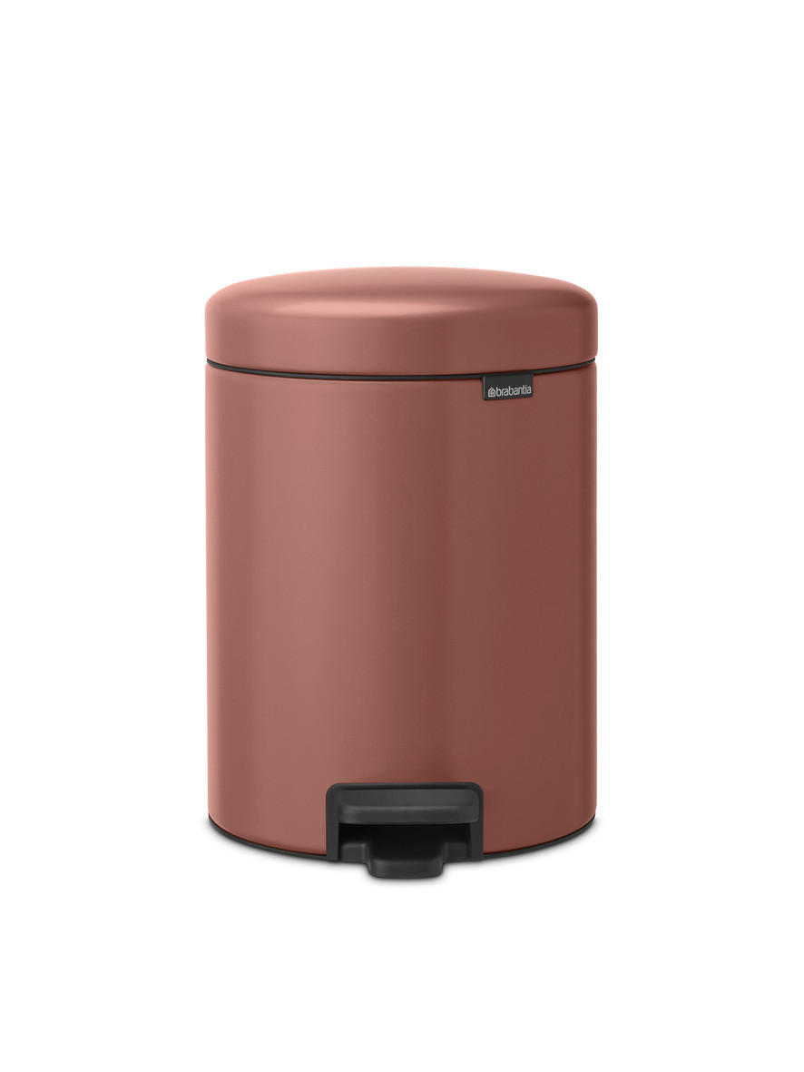 TRETEIMER 5 l  Metall  - Taupe/Anthrazit, Basics, Kunststoff/Metall (20,5/29,1/27,2cm) - Brabantia