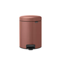 TRETEIMER 5 l  Metall  - Taupe/Anthrazit, Basics, Kunststoff/Metall (20,5/29,1/27,2cm) - Brabantia