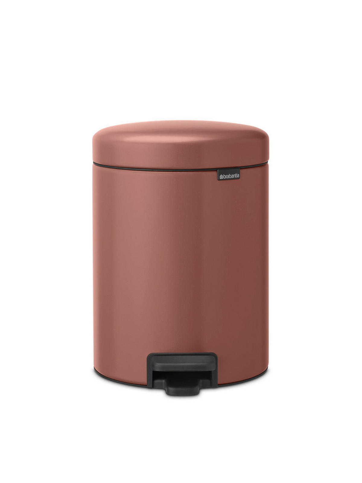 TRETEIMER 5 l  Metall  - Taupe/Anthrazit, Basics, Kunststoff/Metall (20,5/29,1/27,2cm) - Brabantia