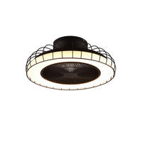 PLAFONSKI VENTILATOR  Sandfjord  - bela/crna, Osnovno, metal/plastika (52.0/21.0cm)