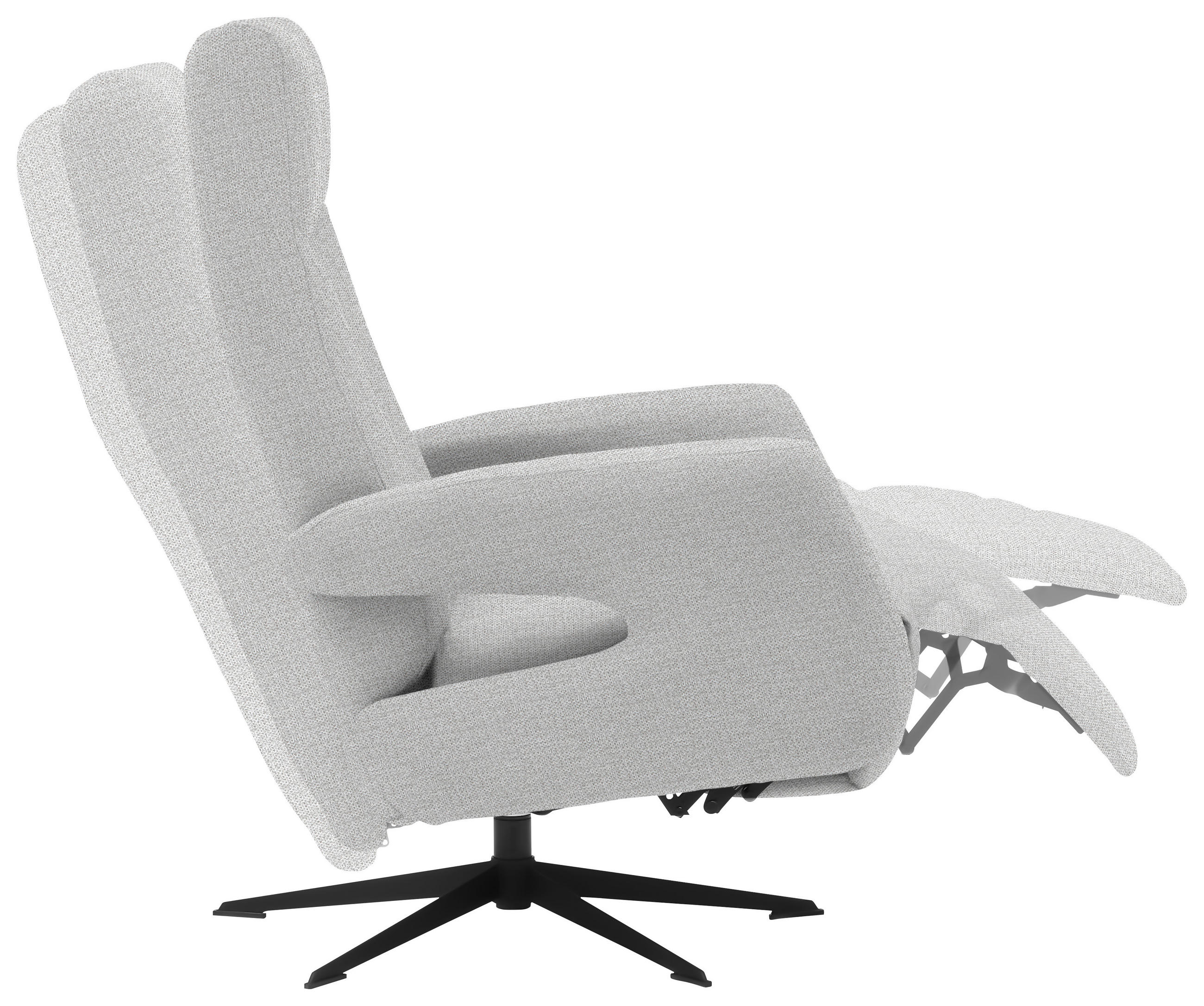 Thumbnail - Welnova Relaxsessel, Hellgrau, Textil, 74x105x82 cm, Fußauswahl, Stoffauswahl, Relaxfunktion, Wohnzimmer, Sessel, Relaxs...