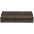 WANDBOARD Nussbaumfarben  - Nussbaumfarben, Design, Holzwerkstoff (23,5/3,8/23,5cm) - Carryhome