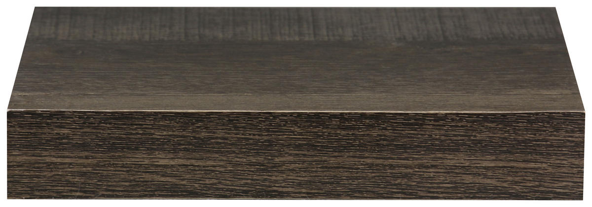 WANDBOARD Nussbaumfarben  - Nussbaumfarben, Design, Holzwerkstoff (23,5/3,8/23,5cm) - Carryhome