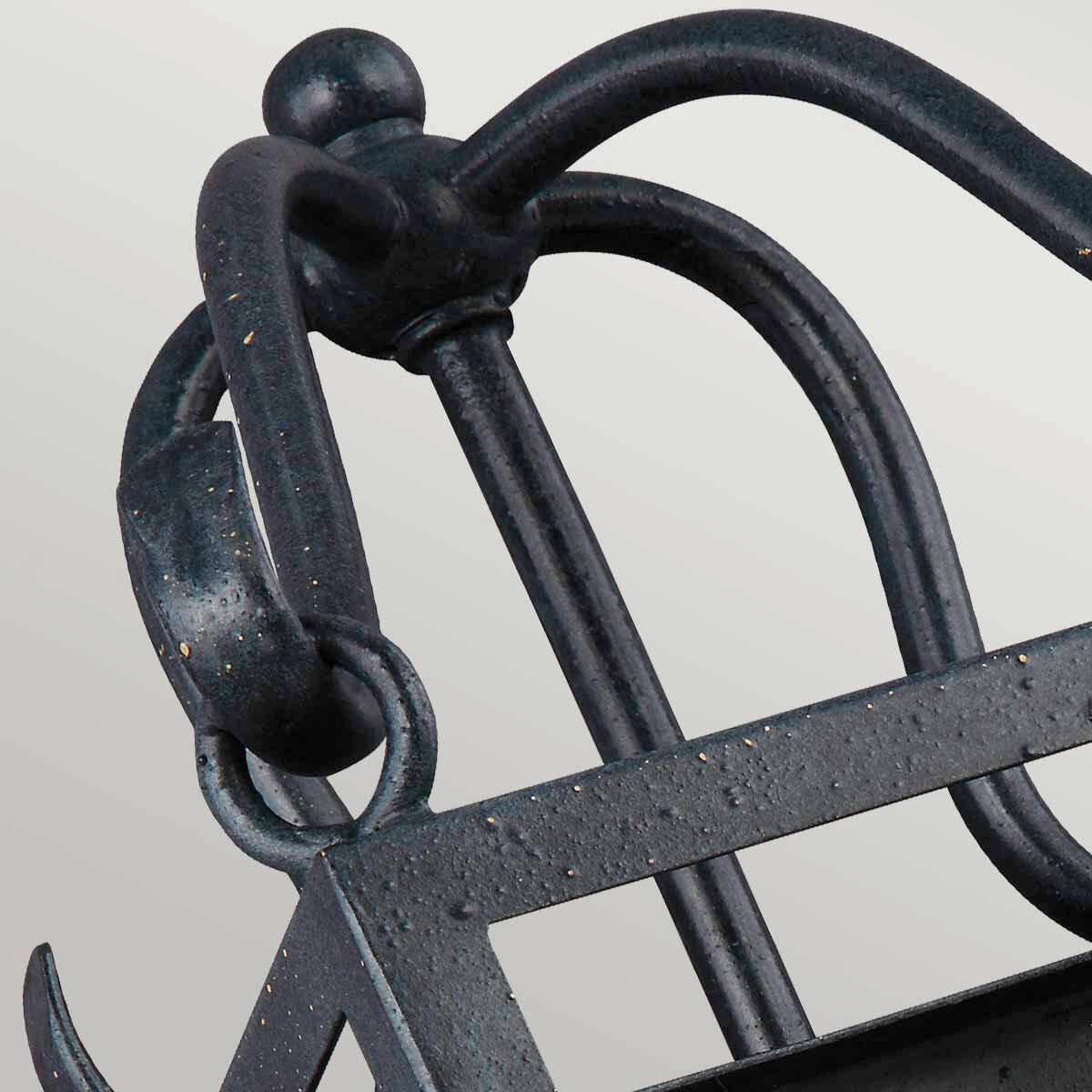 WANDLEUCHTE - Dunkelgrau, Konventionell, Metall (18/37/14cm) - Elstead Lighting