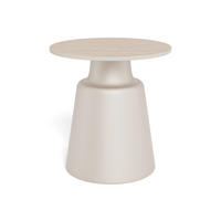 COUCHTISCH SANTORINI 45/45/47,5 cm rund Beige, Grau  - Beige/Grau, Design, Keramik/Metall (45/45/47,5cm) - MID.YOU