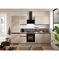 KÜCHENBLOCK 280 cm   in Seidengrau  - Eichefarben/Seidengrau, Trend, Holzwerkstoff/Metall (280cm) - P & B