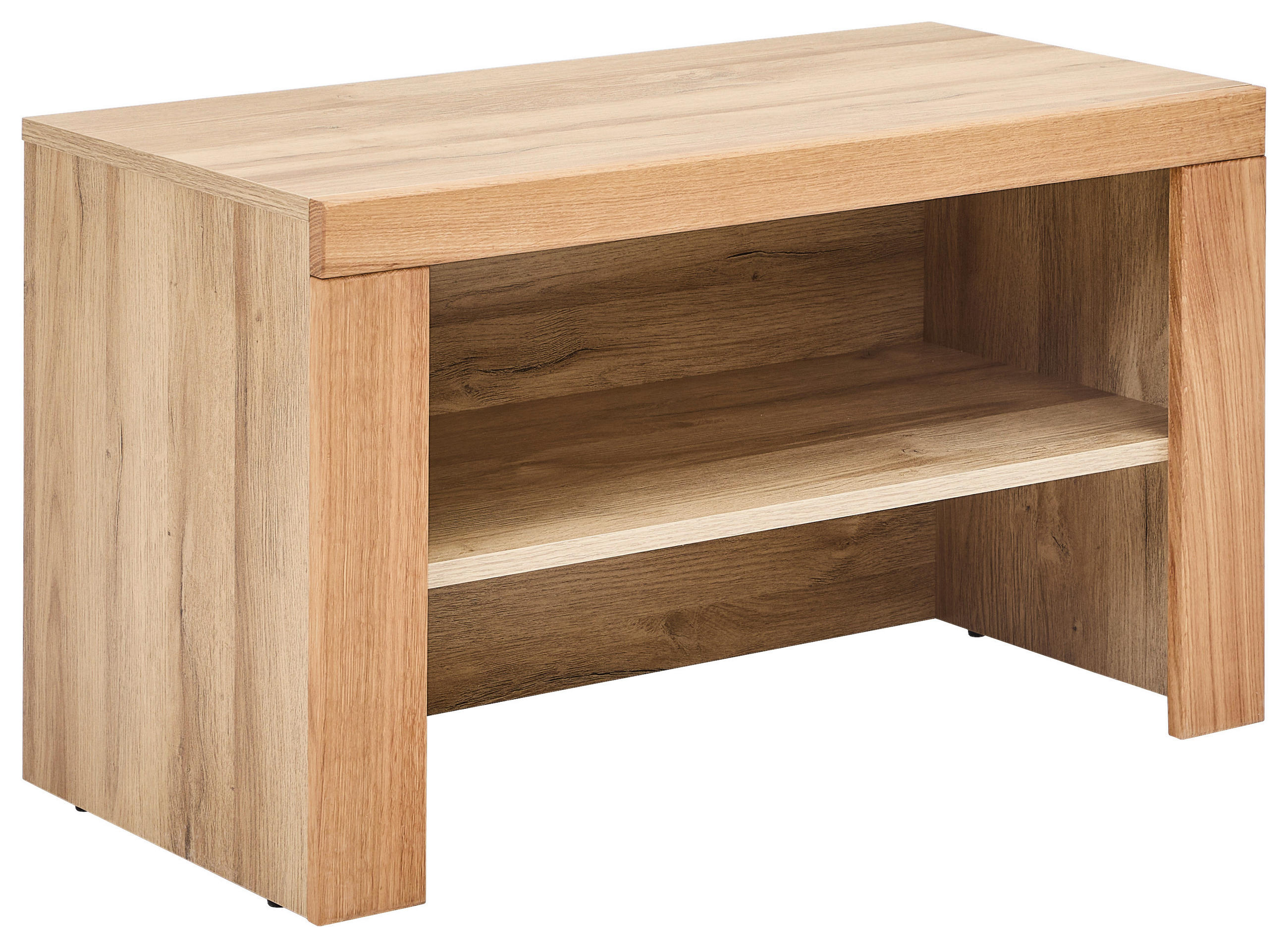 Carryhome Garderobenbank Eiche 80x46.7x40 cm