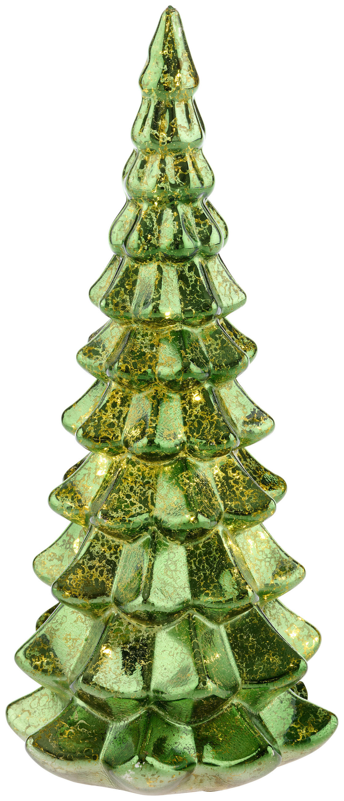 LED-DEKOLEUCHTE  - Grün, LIFESTYLE, Glas (15,00/15,00/33,00cm)