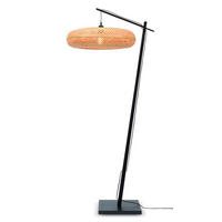 STOJACÍ LAMPA, 77/77/176 cm - černá/přírodní barvy, Trend (77/77/176cm) - Good & Mojo