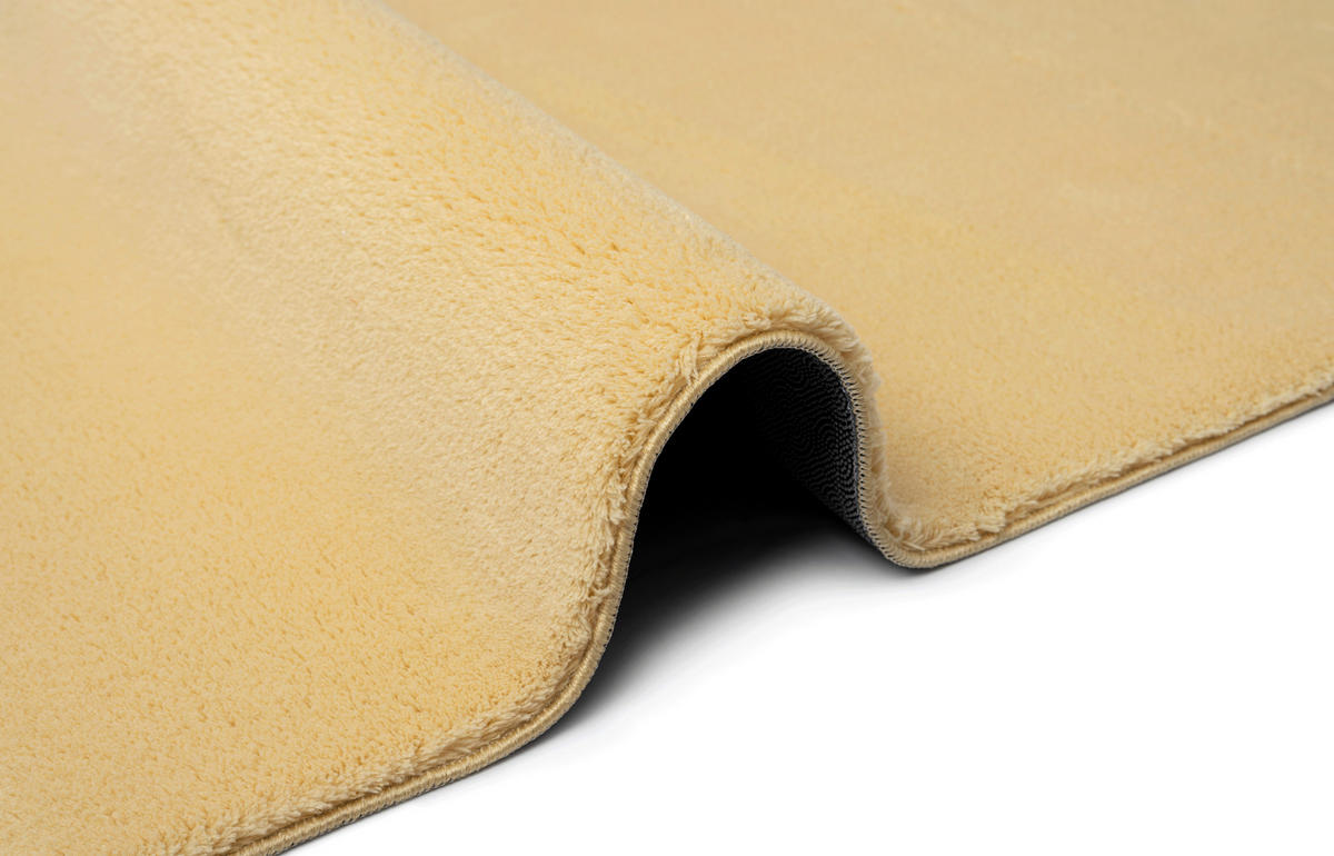 FELLTEPPICH 80/150 cm Loft Goldfarben  - Goldfarben, KONVENTIONELL, Textil (80/150cm)