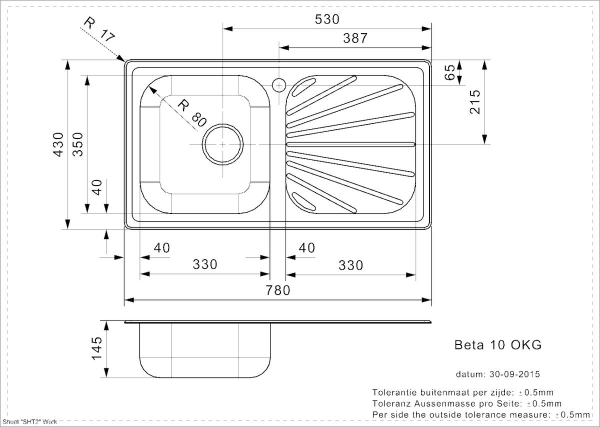 SUDOPER   78/43/15 cm         - boje kroma, Design, metal (78/43/15cm)