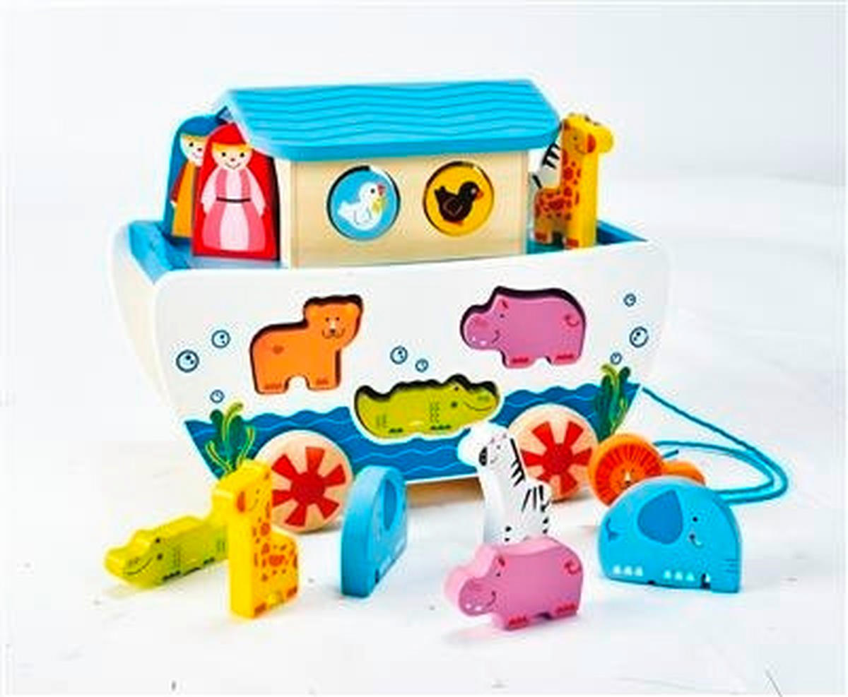 ZIEHFIGUR - Multicolor, Basics, Naturmaterialien/Holz (26,1/21,2/18,2cm) - Hape