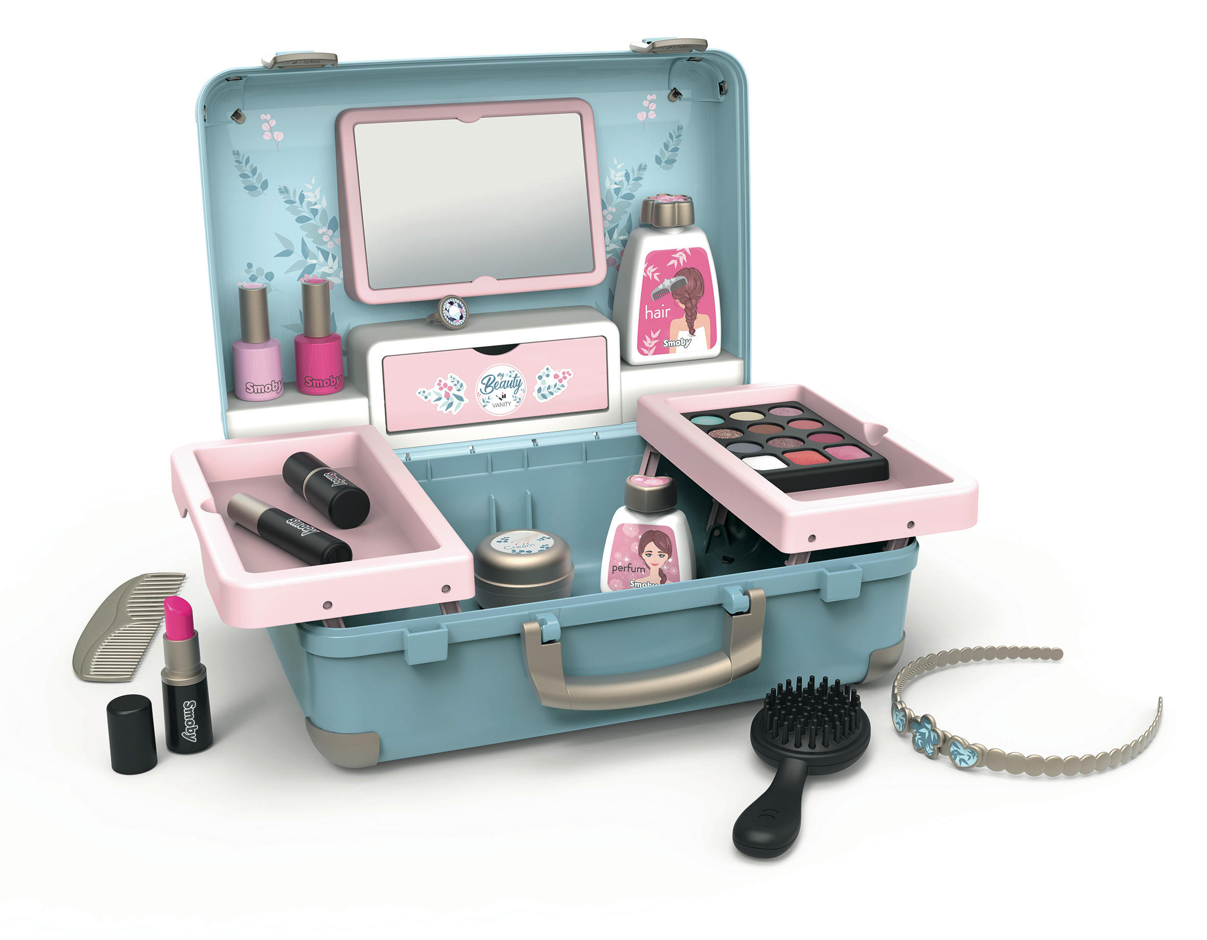 DĚTSKÝ KADEŘNICKÝ KUFŘÍK - Basics, plast (44,30/30/8cm) - Simba