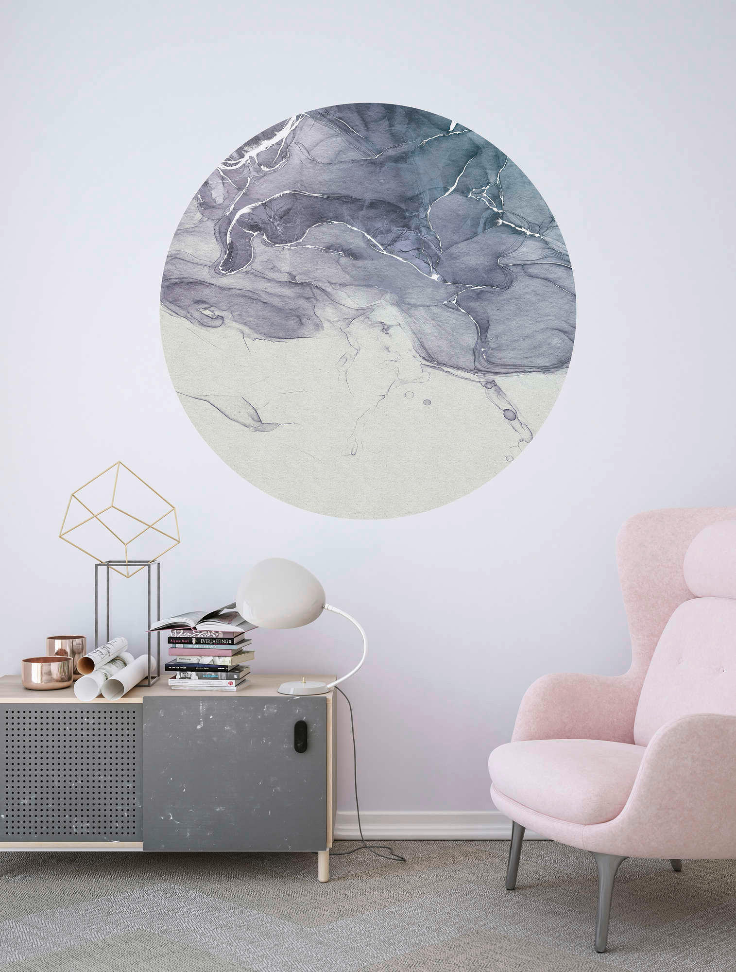 FOTOTAPETE  - Blau/Grau, Trend, Papier (125cm) - Xora