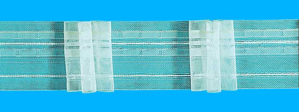 REJANSĂ PENTRU PLIURI  - transparent, Basics, textil (5cm)