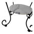 BEISTELLTISCH rund - Schwarz, Basics, Stein/Metall (30/60cm)
