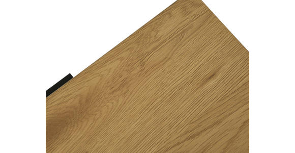 NACHTSCHRANK 30/60/40 cm  - Eichefarben/Schwarz, Basics, Holzwerkstoff/Metall (30/60/40cm) - Xora